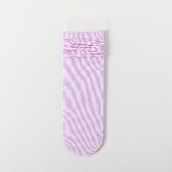 3 пары женских летних шелковых носков Ice Silk, ультратонкие носки-лодочки, повседневные носки до середины голени, эластичные носки выше щиколотки