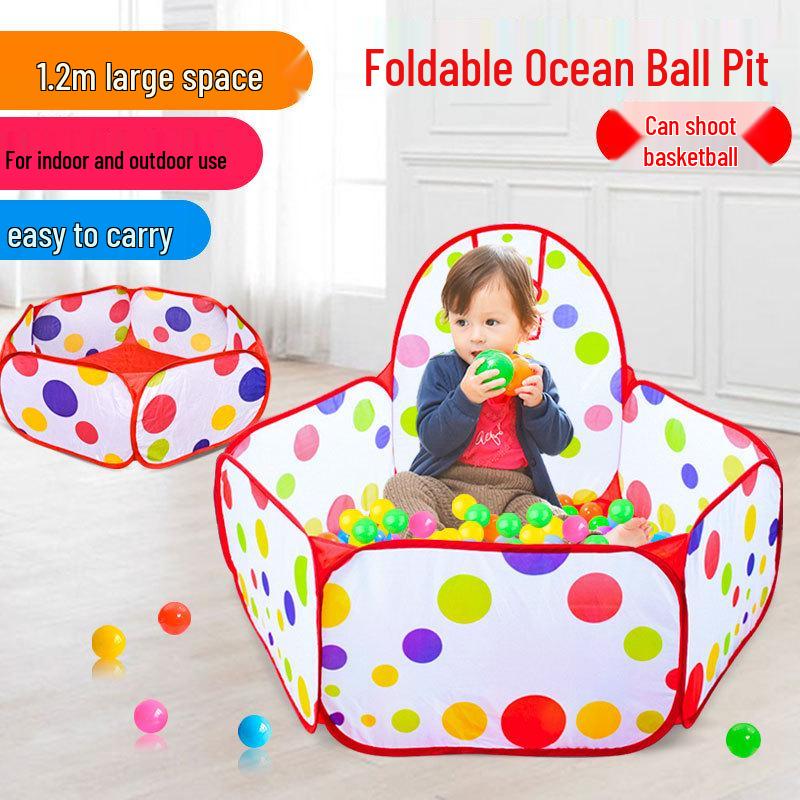 Foldable Children's Ball Pit Tent with Ocean Balls - Popular Toy for Kids