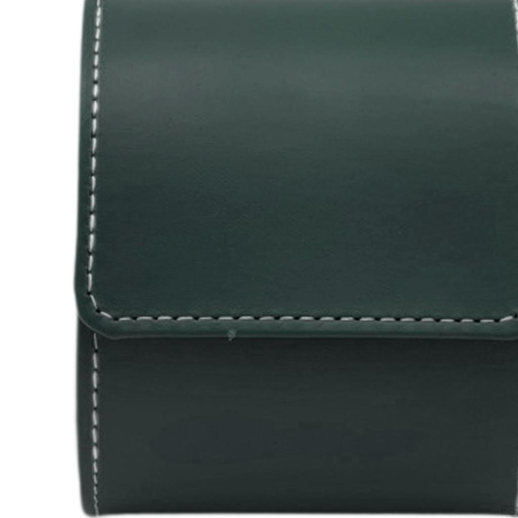 Leather Watch Case Roll for Men and Women Organizer Storage Box Single