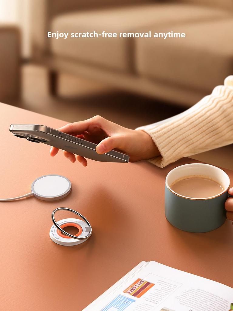 Магнитный держатель для телефона из цинкового сплава Jiletang с универсальной защитой из силикона