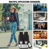 Restaurant Pager System, Wireless 500m Long Range Lineup Waiting Queue Signal, Guest Customer Calling Beepers with Vibration & Flashing, 16 Buzzers