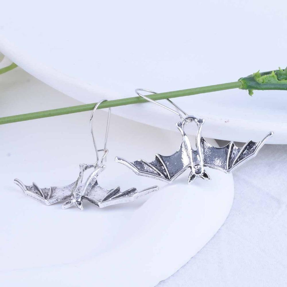 Ретро Серьги Летучие мыши DIY Украшения Подвеска Имитация Животного Готический Декор Серьги на Хэллоуин Вечеринка