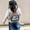 Backpack Cotton Children With Cute Retro Plaid Pattern For School Play And