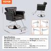 Salon Chair, Barber Chair for Hair Stylist, Styling Chair with Heavy Duty Hydraulic Pump, 360° Swivel Hair Salon Chair with Footrest for Beauty Spa
