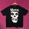 Футболка Misfits с большим лицом Алого Призрака Хоррор Панк 3XL