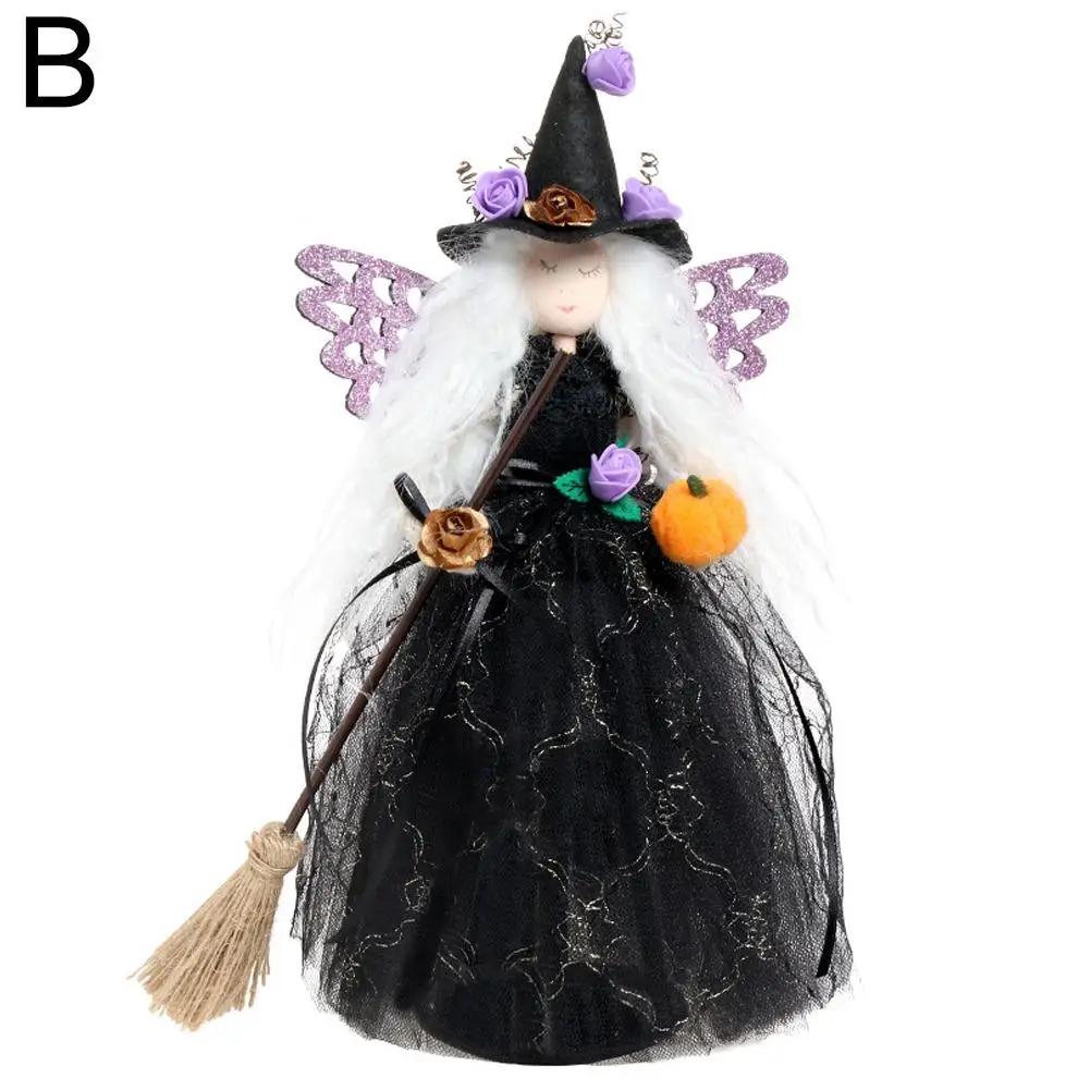 Halloween Cute Mysterious Witch Doll Decorations Handmade Witch Home Party Meaningful Decoration Gift Manufacture Holiday B C6Q1