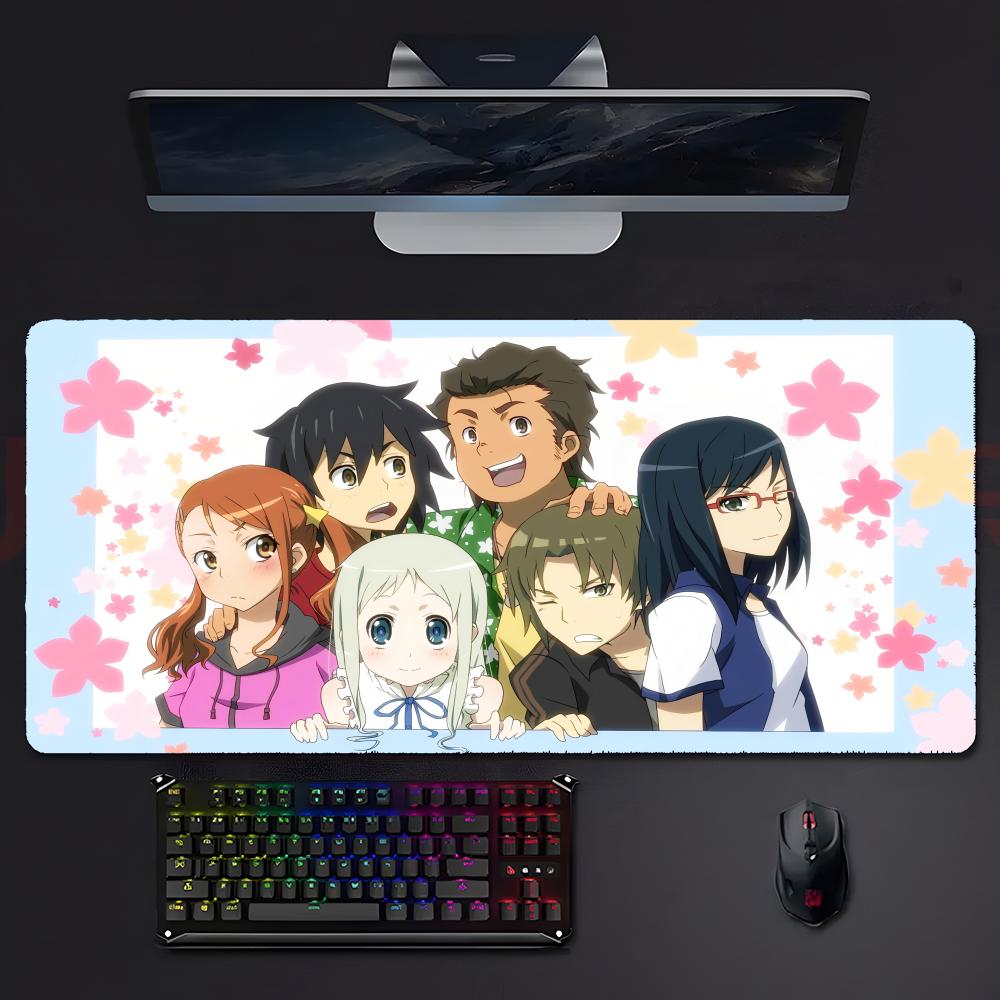 Warm Emotional Anime AAnohana The Flower We Saw That Day Mouse Pad Mousepad Large Gaming Lockedge Thickened Pc Table Desk Mat
