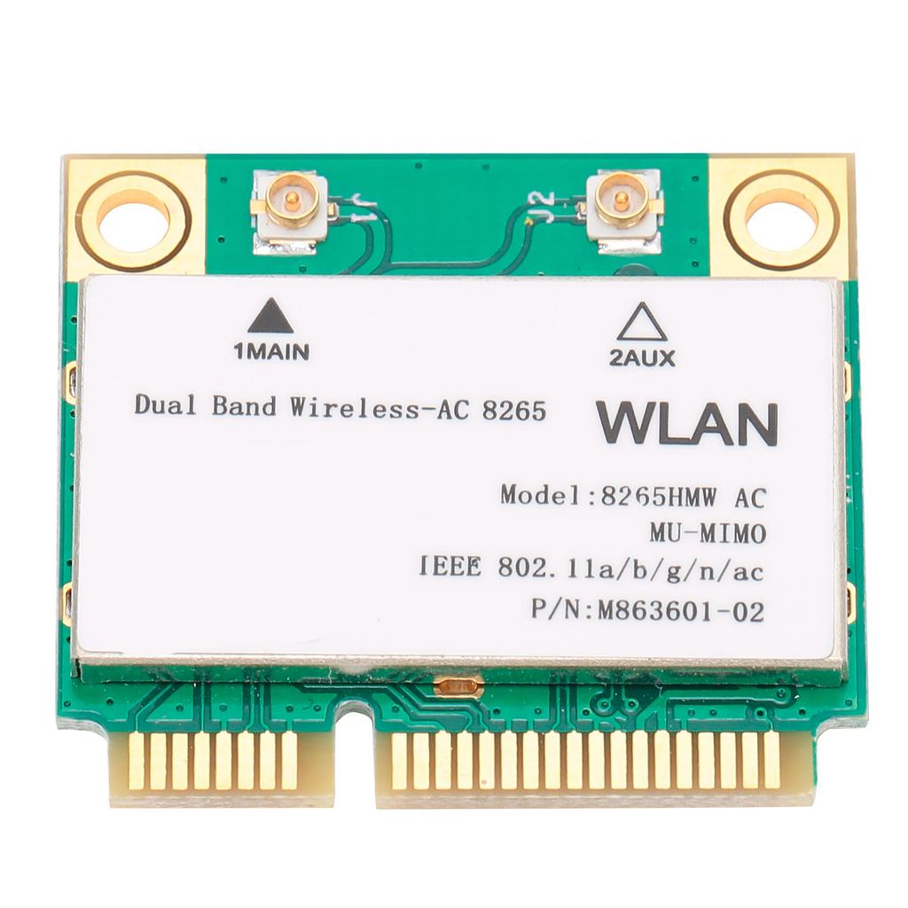 Беспроводная сетевая карта 2,4 ГГц 5 ГГц Mini PCIE WIFI 802.11ac 867 Мбит/с Bluetooth 4.2 8265HMW