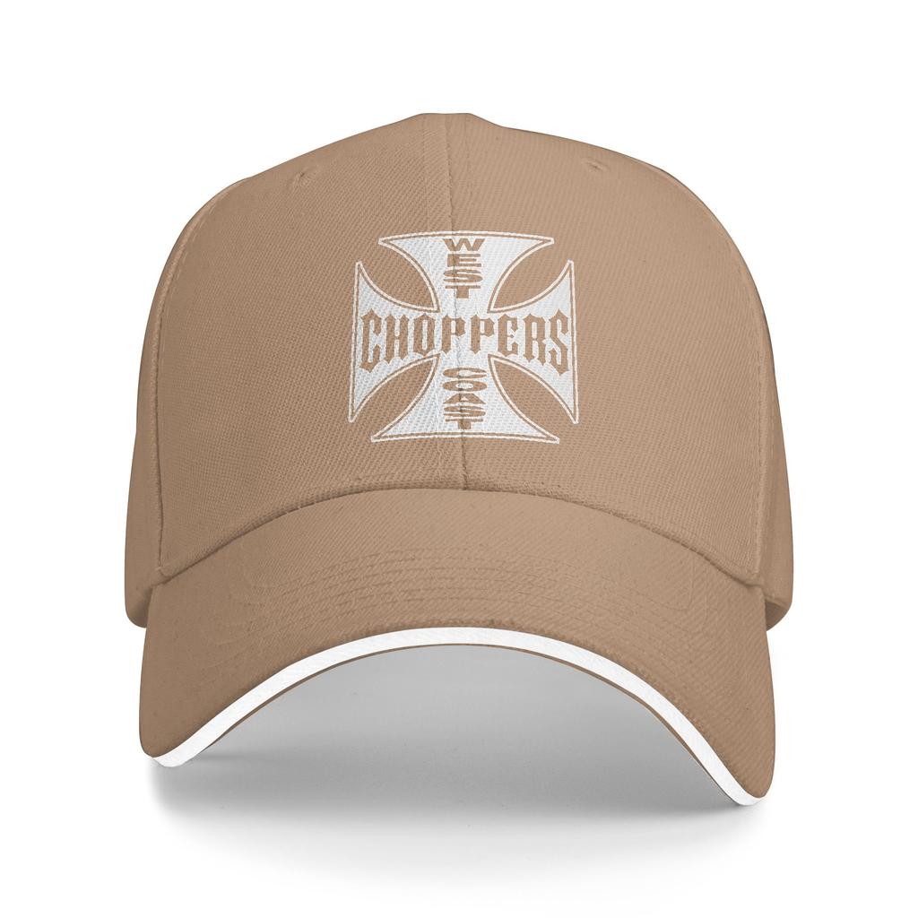 Custom Fashion Unisex West Coast Iron Cross Baseball Cap Adult CChoppers Adjustable Dad Hat Unisex Women Hip Hop