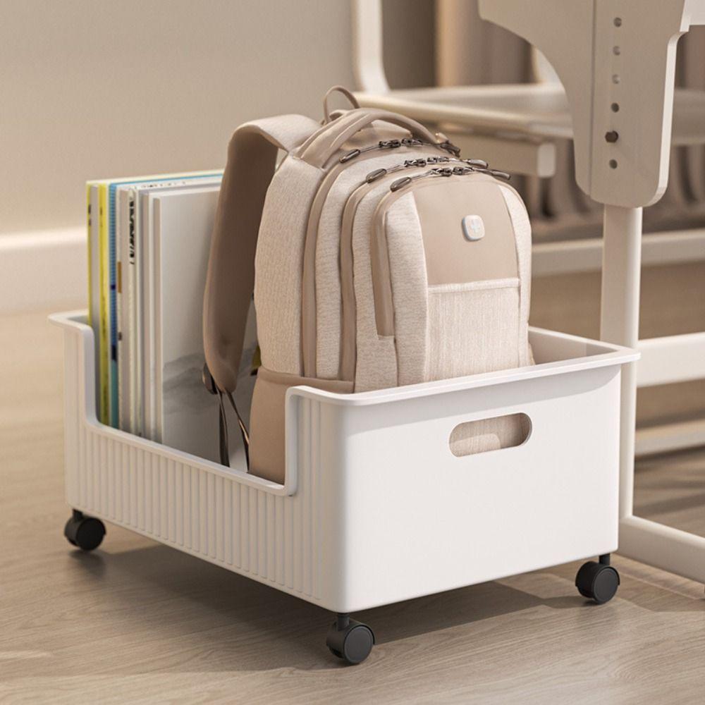 Student Classroom Books Finishing Box with Wheels Letter File Tray Durable Holding Box