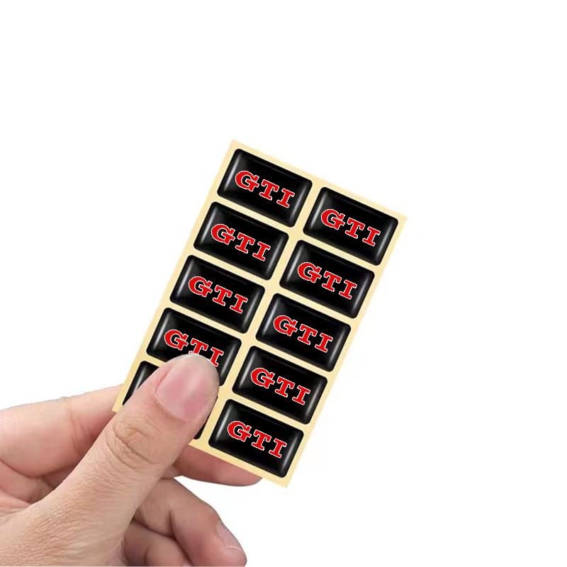 Car Interior Stickers Window Lift Button Steering Wheel Badge Decoration For Volkswagen VW T5 GTI Magotan CC T-Cross Golf AmarokNI1