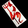 3D PVC Little Devil Waterproof Car Decal - Personalized Modified Accessories