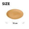 Takano Create 15cm Round Wood Grain ABS Made in Dishwasher Suitable for Japanese and Western Dark Plate, Finish, Heat-Resistant Resin, Japan, Safe,