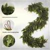 Cross-Border Christmas Pine Wreath with Soft Rubber Pine Needles