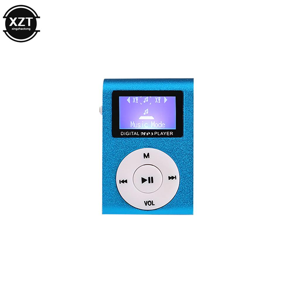 Portable Mini MP3 Player with LCD Screen Metal Clip USB MP3 Music Players Support SD TF Student Walkman 7