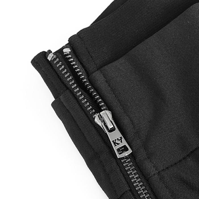 KVXIWEN Women's Black Pleated Mini Skirt - High Waist Casual A-Line Skort Streetwear