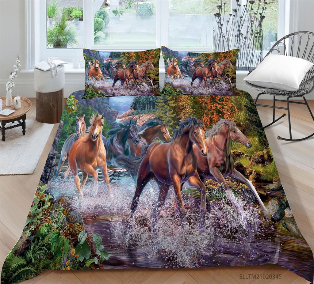 3D Animal Pattern Bedding Products Animal Series Bedding Products Quilt and Pillow Cases Bedding Set AU/EU/US Full Size Home Decoration