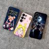 Чехол для телефона Аниме Луна S-Sailors для Samsung S 24 Fe 25 Ultra Plus 20 Lite 21 30 22 23 24 22 Ultra 5G Fundas