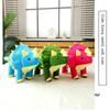 Cute Dinosaur Plush Toys Big Kids Dinosaurs Toy Creative Triceratops Plush Toy  for Kids Girls Boys