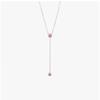 Swarovski 5723570 Attract Y Pink Necklace