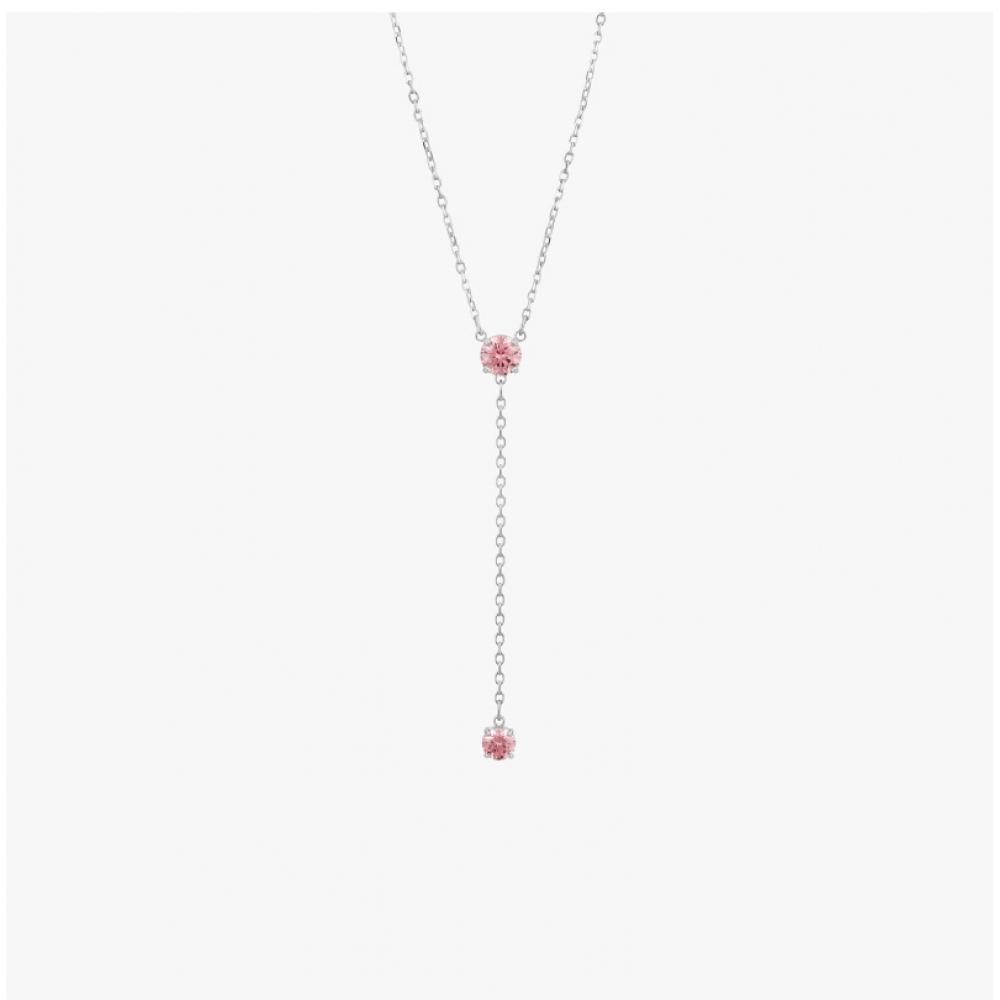 Swarovski 5723570 Attract Y Pink Necklace