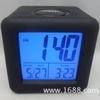 Silicone small alarm clock, student non-slip and shock-proof smart clock, square clock and table clock, electronic gifts.