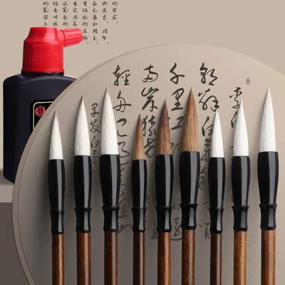 Каллиграфическая кисть Художественная кисть Кисть для масляной живописи Китайские кисти Кисть для китайской каллиграфии Crisperding Шерсть волка
