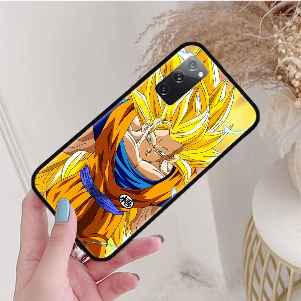 Черный чехол для Xiaomi Poco X6 X4 M5 M6 F5 F6 C65 C55 C50 C51 C40 Pro Redmi 14C A3X 13C 12C 11T 10A 9C Note 7 6 8A Plus W-85 Dragon Ball Z