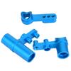 3PCS Set Aluminum Steering Servo Saver for HSP 1:10 RC Model Car(Blue)