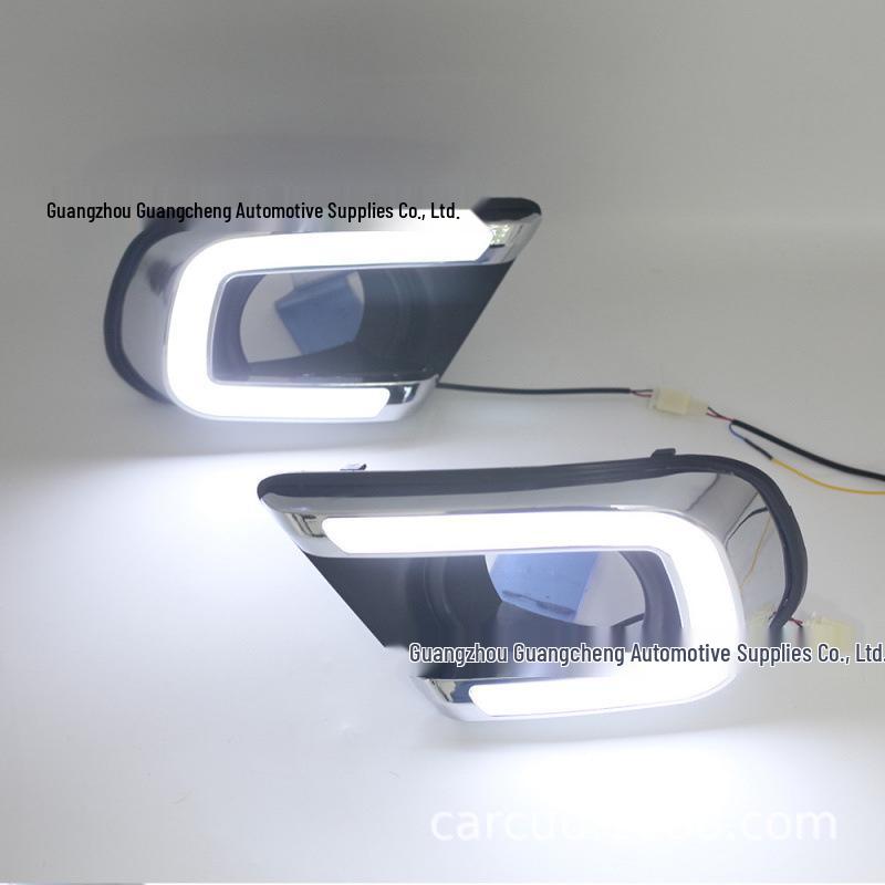 Направляющий свет U-образной формы для 15-17 лет, указатель поворота и дневной ходовой противотуманный фонарь