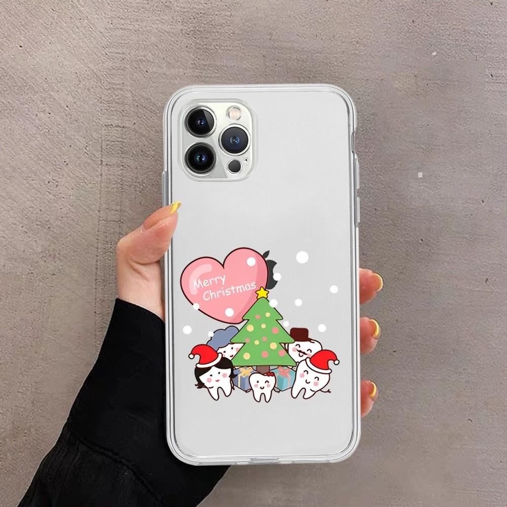 Милый мультяшный чехол для телефона с зубами для iPhone 15 13 14 Pro Max XS XR 12 11 Pro 13 Mini 6 7 8 Plus Мягкий прозрачный задний чехол