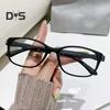 Blue Light Blocking Glasses Unisex Retro Small Frame Clear View Strong Hinge Eye Protection Clear Bluelight Glasses Spectacles Office Use Eyewear