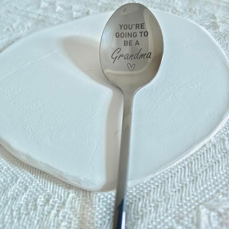 Baby Pregnancy Announcement Gifts for Grandma You're Going to Be a Grandma Spoon Gifts for New Grandma Grandmother Gift Coffee Tea Spoons for Grandma