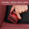 APK6  Car Seat Belt Anti Scratch Base Protector Cover Accessories For Jeep Compass Renegade Cherokee Wrangler JK Patriot Liberty