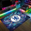 Дизайн Chelsea FC Хрустальный Велюровый Ковер Уютный Не?Нескользящий ковер с принтом для спальни, гостиной, прихожей