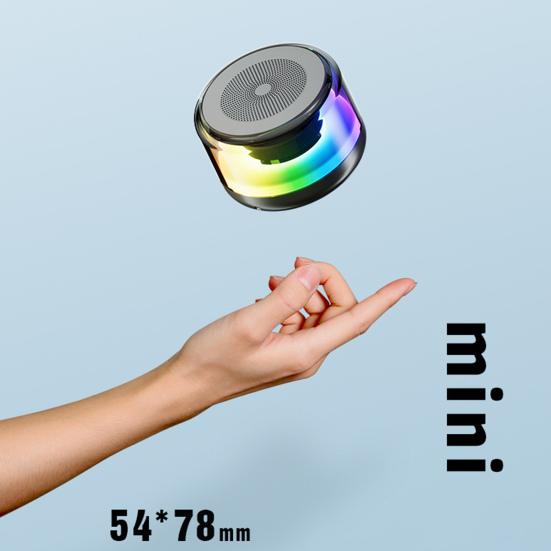 Портативная колонка Стереозвук Компактный размер Автоматическое подключение Универсальный Bluetooth-совместимый беспроводной динамик Звуковая коробка