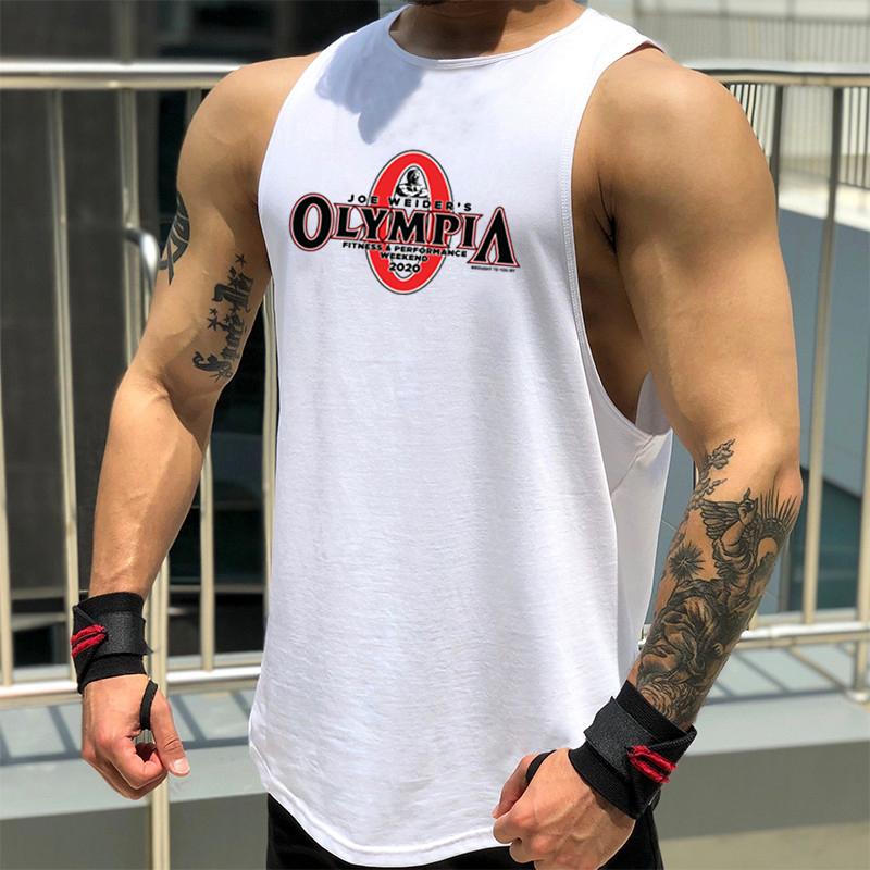 Новая мужская одежда для тренировок, хлопковый жилет для фитнеса, бега, майка без рукавов, спортивные модные майки для бодибилдинга