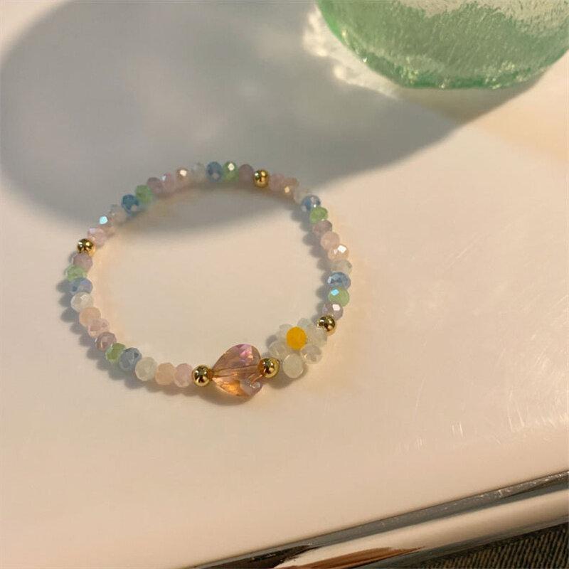 Сломанный серебряный браслет из искусственного жемчуга, модный шарм для женщин, INS, круглые браслеты из бисера, индивидуальный дизайн для девочек, небольшой дизайн, нерегулярный крой, вечерние ювелирные подарки