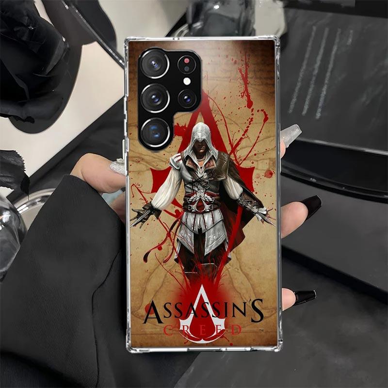 Чехол для телефона Assassin's Creed для Samsung Galaxy S25 S24 Ultra S23 S22 S20 FE S10 Plus S9 + Lite Мягкий чехол с принтом Coque