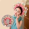 Cloth Ethnic Style Flower Headband Headdress Simulation Flower Hair Band  Ladies/Girls