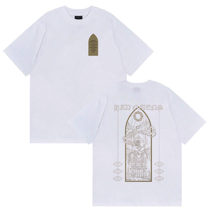 Rock Band Bad Omens Tour 2026 T Shirts Men Women Harajuku High Quality Fashion Tshirt 100 Cotton Short Sleeve Tees Streetwear