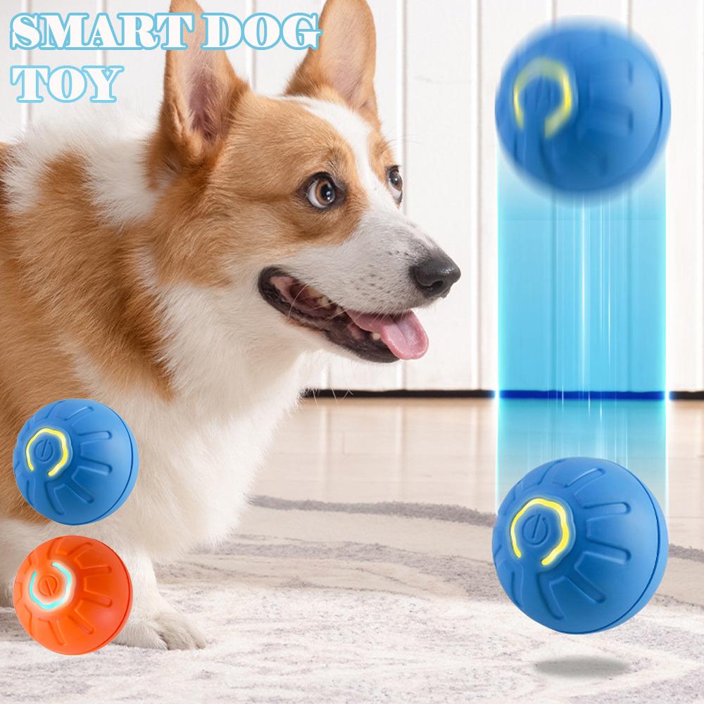 Smart Dog Toy Ball Electronic Interactive Pet Toy Jumping Ball USB Automatic Moving Bouncing for Puppy Birthday Gift Cat Product
