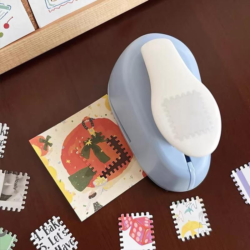 Paper Punch And Embossing Tool, Stamp Manual Embossing Decorative Puncher, Suitable For Scrapbooking, Journals, Card Making