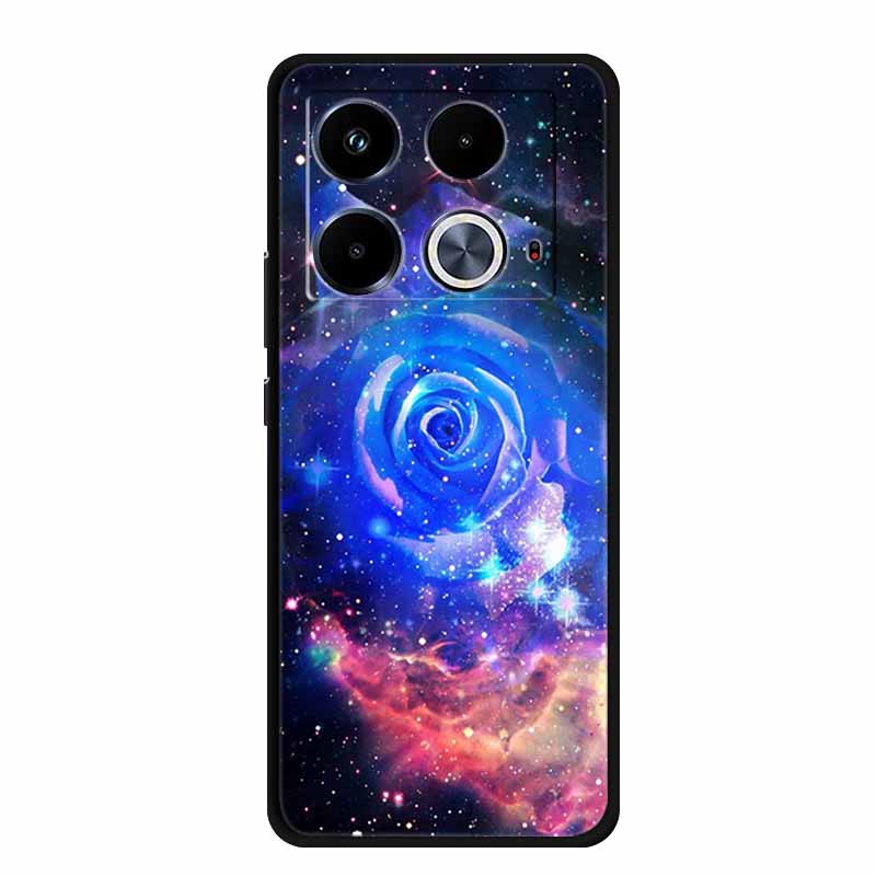 For Infinix Note 40 Case X6853 Space Soft Silicone TPU Astronaut Back Cover Phone Cases For Infinix Note 40 Pro 5G 4G Coque Para