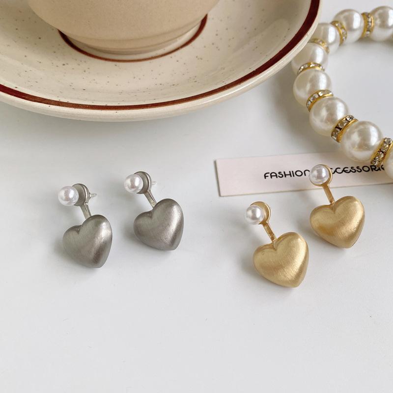 Bohemian Heart Circle Round Earrings Fashion Exaggerate Metal Geometric Hoop Earrings For Women Girls Trendy Party Jewelry Gifts