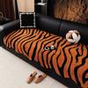 New Special-Shaped Sofa Cushion Light Luxury High-End Non-Slip Seat Cushion Autumn And Winter Straight Row Plush Leather Sofa Cover