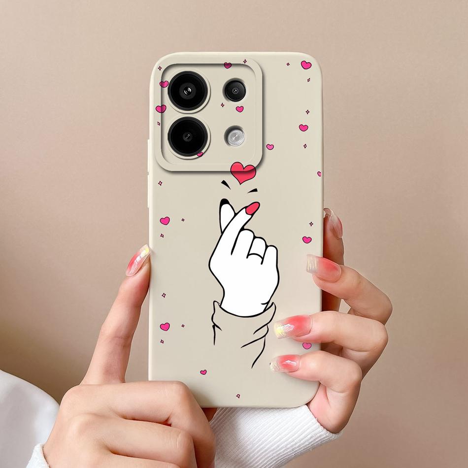 Чехол для Poco X6 Pro Стильный Мягкий Жидкий Силикон Защита Камеры Задняя Крышка Телефона Для Poco X6pro X 6 Pro Защитный Funda Capa