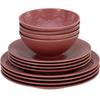 Набор столовой посуды CreaTable Orient Mandala rot, 12шт (21629)