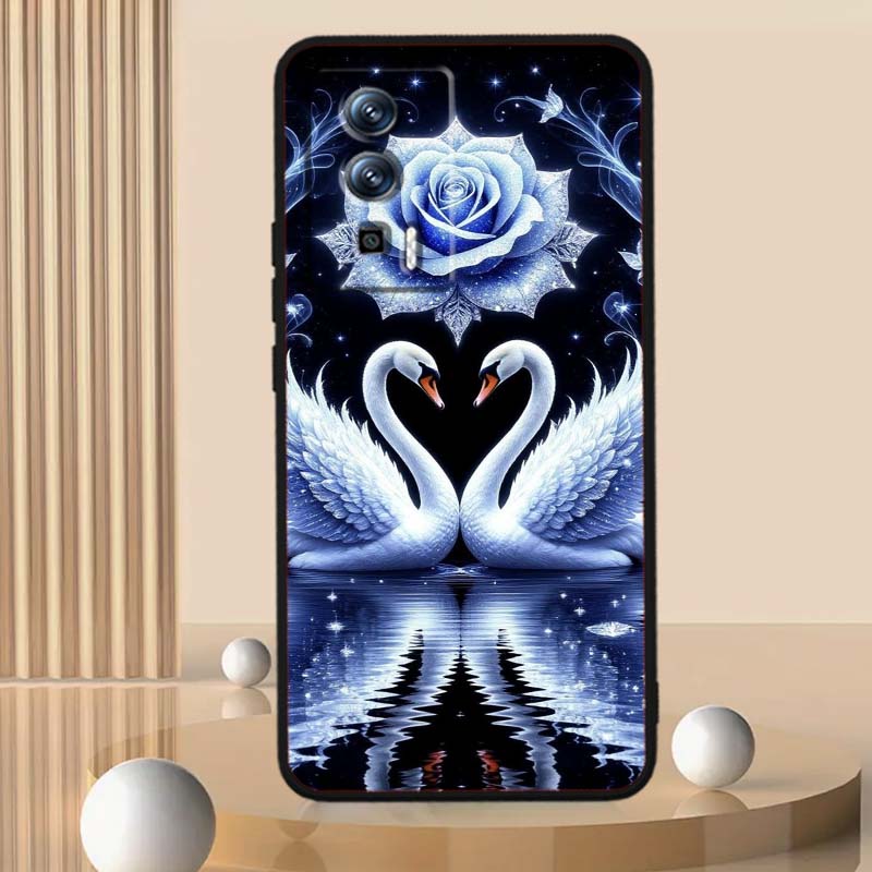Мультяшный Аниме Утенок Чехол Для Телефона Для Xiaomi Redmi 12 13C 12C 13 10C 9T A2 9A 9C 7A Note 10S 8T 10 9 8 Pro 4G 5G Черный