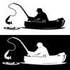 Fishing Fish Boat Car Stickers Pattern Truck Decals Window Decoration